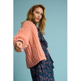Overview image: Cardigan cosy dusty pink