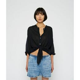 Overview second image: 10DAYS cropped knot blouse