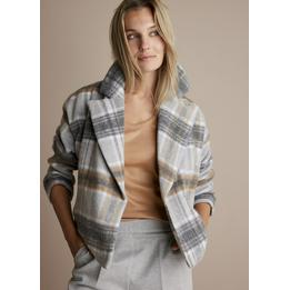 Overview image: Summum wool check jacket
